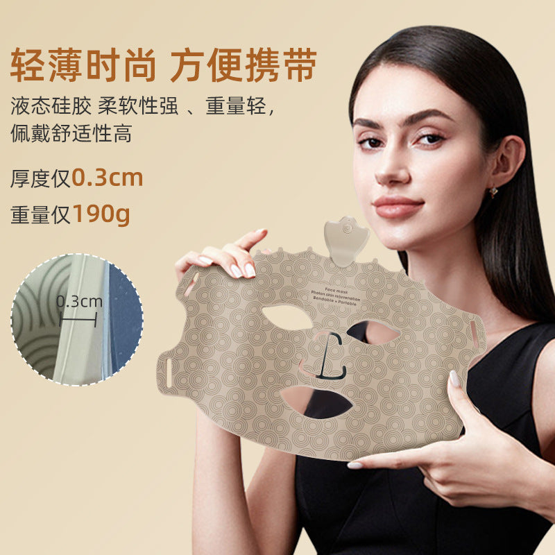 Seven color silicone photon Face rejuvenation trument home large row light spectrometer LED beauty